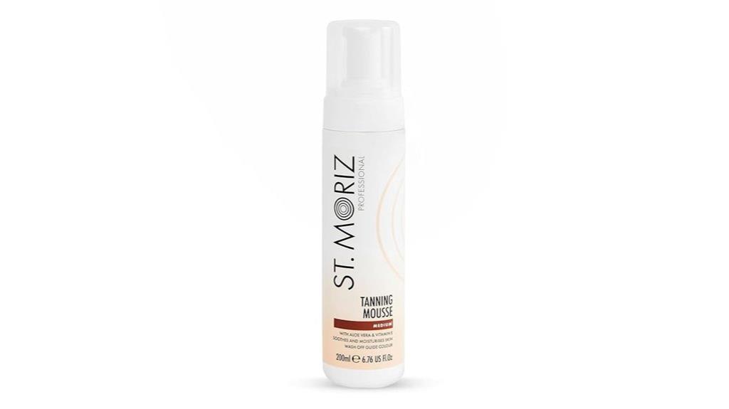 medium self tanner mousse