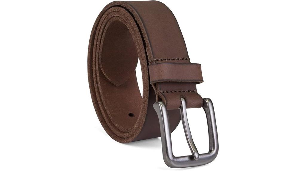 men s 35mm leather belt