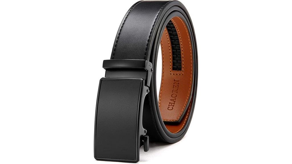 men s leather ratchet belt