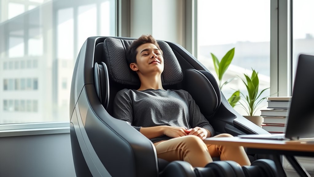 midday massage boosts energy