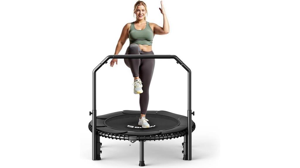 mini rebounder trampoline size