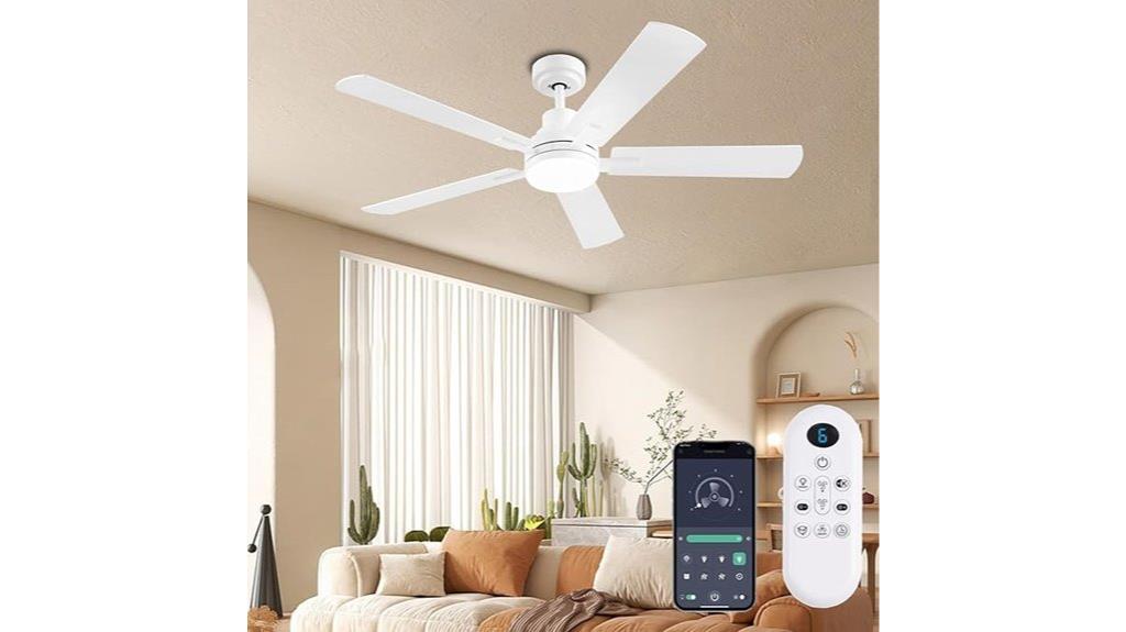 modern 52 inch fan