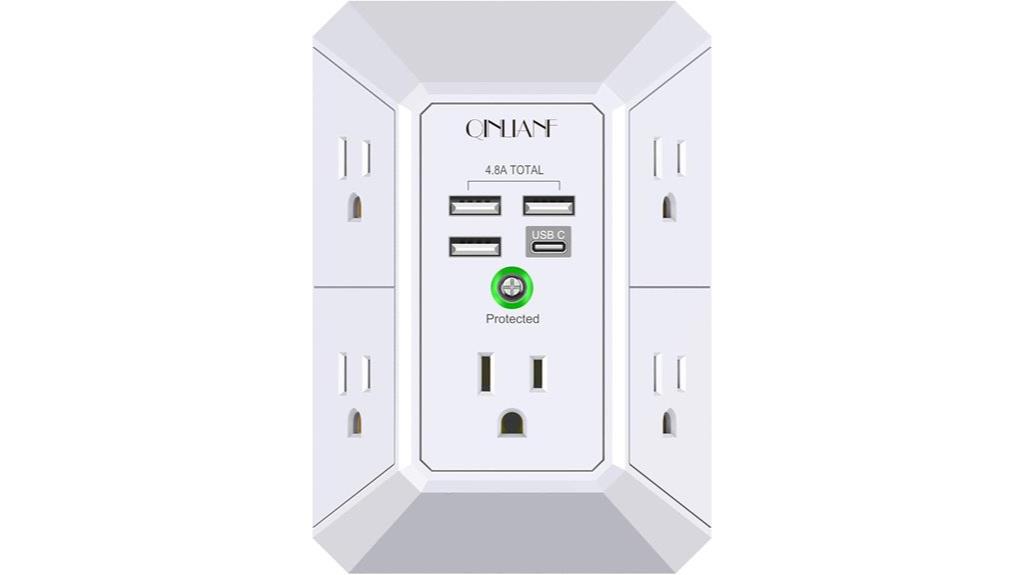 multiple outlet surge protector