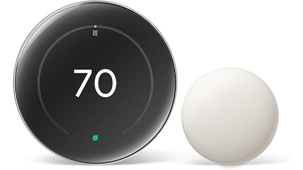 nest thermostat and sensors