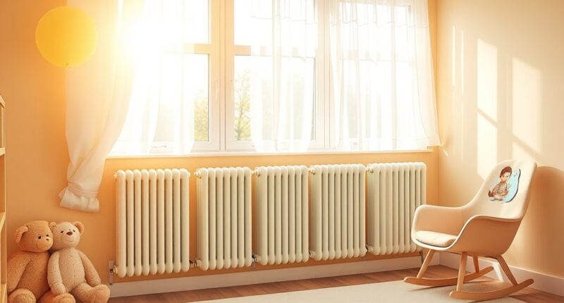 nursery safe heating options