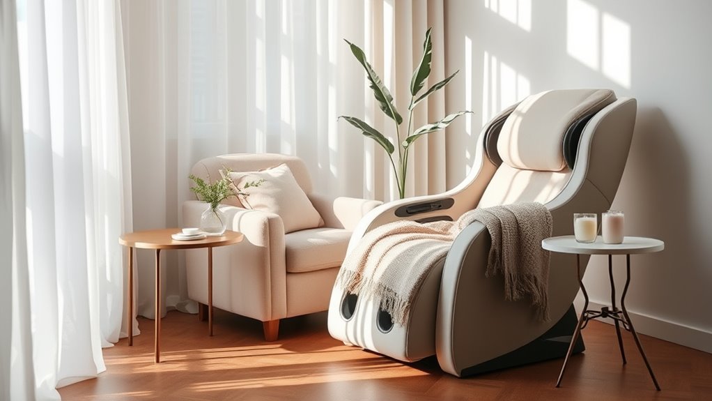 optimal placement for massage chair