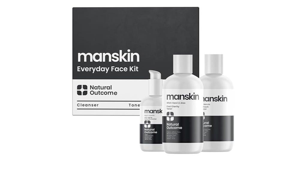 organic men s skincare set