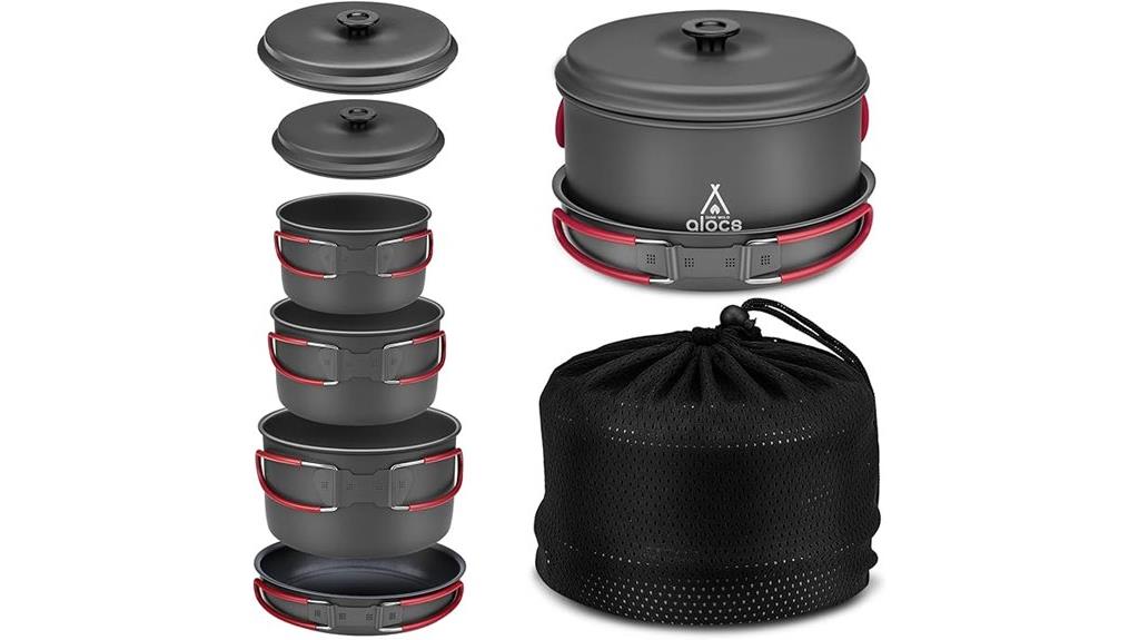 outdoor backpacking cooking set