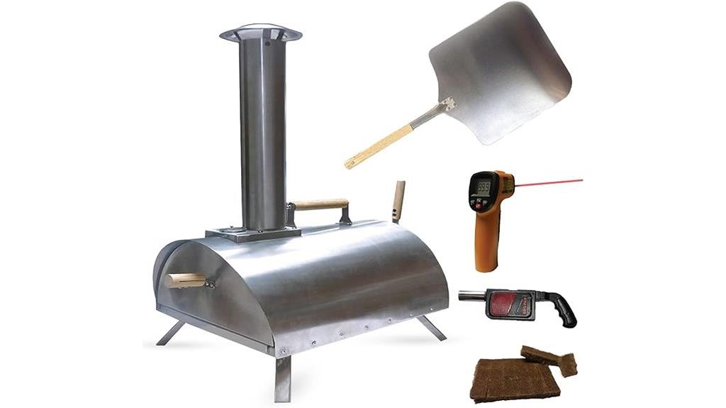 outdoor pellet pizza oven