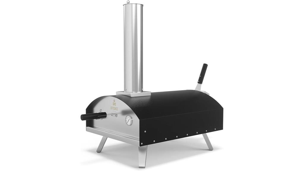 outdoor stoke pizza oven