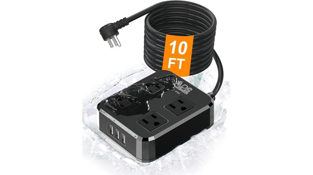 outdoor weatherproof surge protector