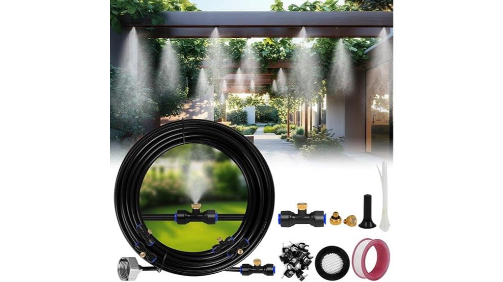 patio water misting system