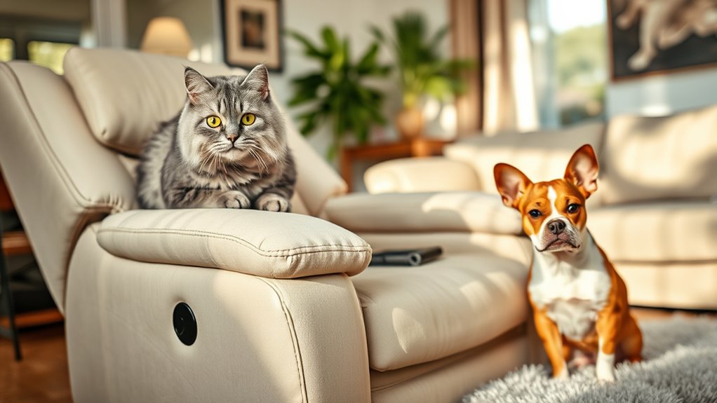 pet safe massage chair placement