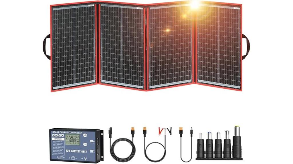 portable 200w foldable solar