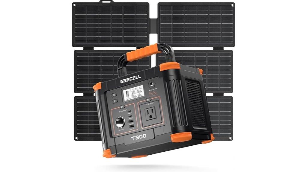 portable 330w solar generator
