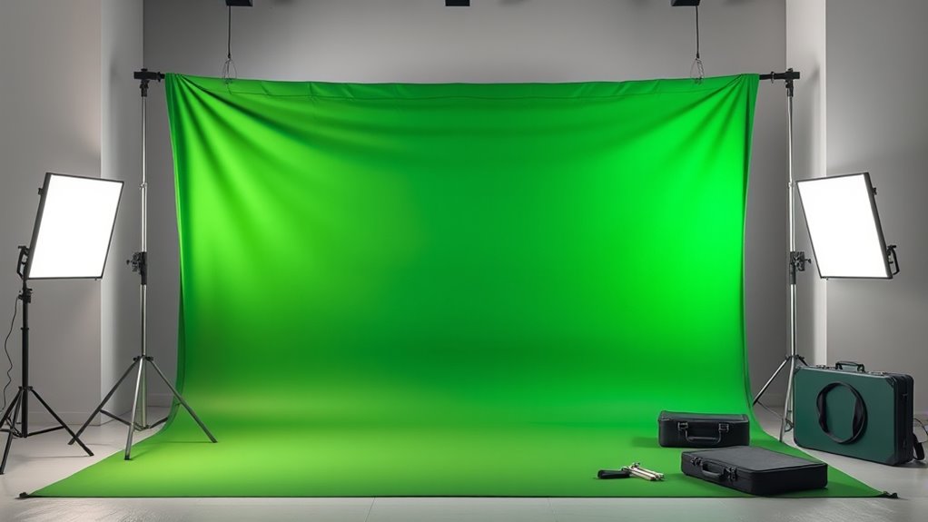 portable adjustable green screen