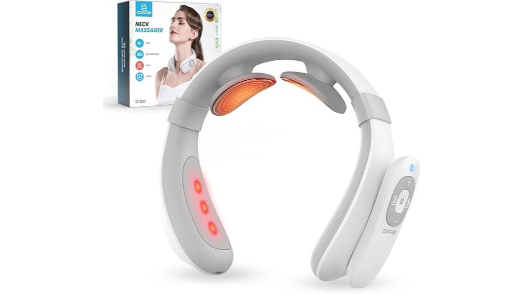 portable heated neck massager