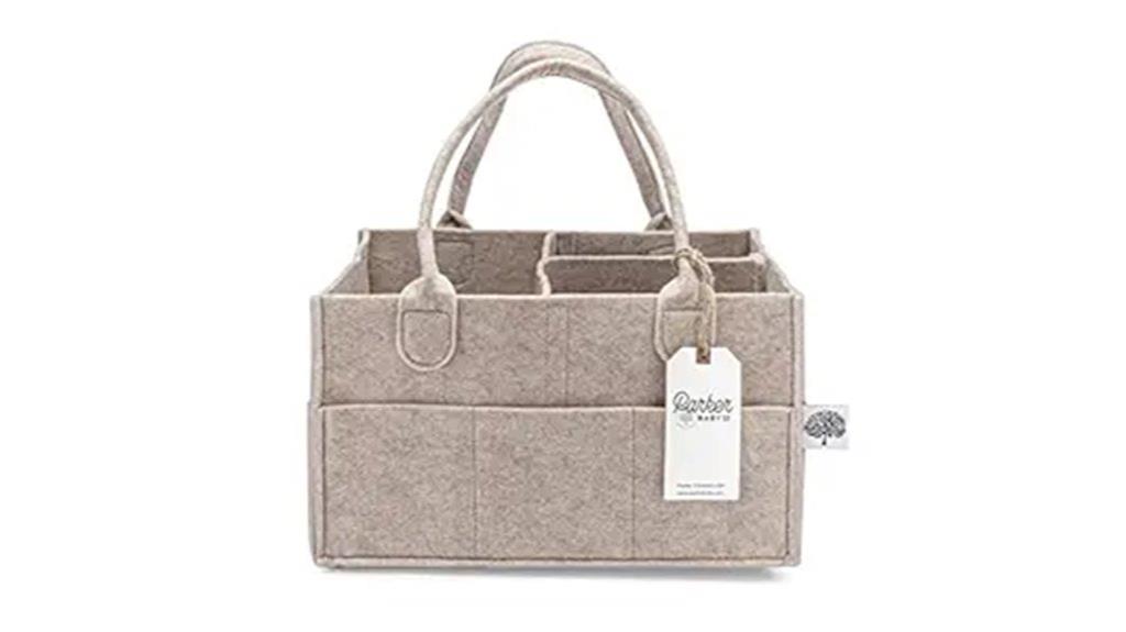 portable nursery diaper caddy