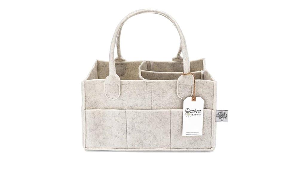 portable nursery diaper organizer