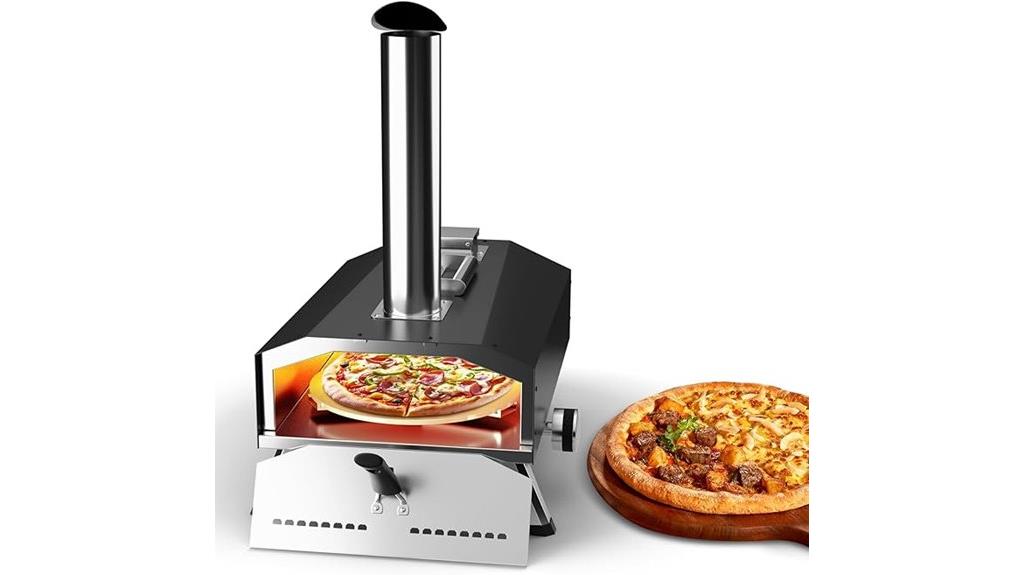 portable pellet pizza oven