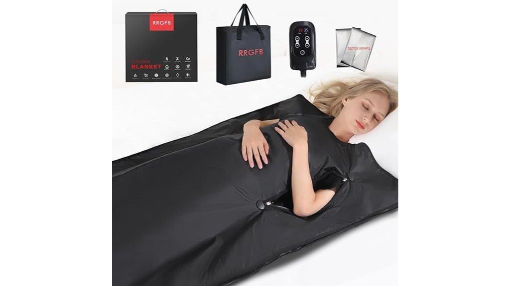 portable sauna blanket detox