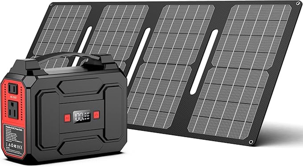 portable solar power system