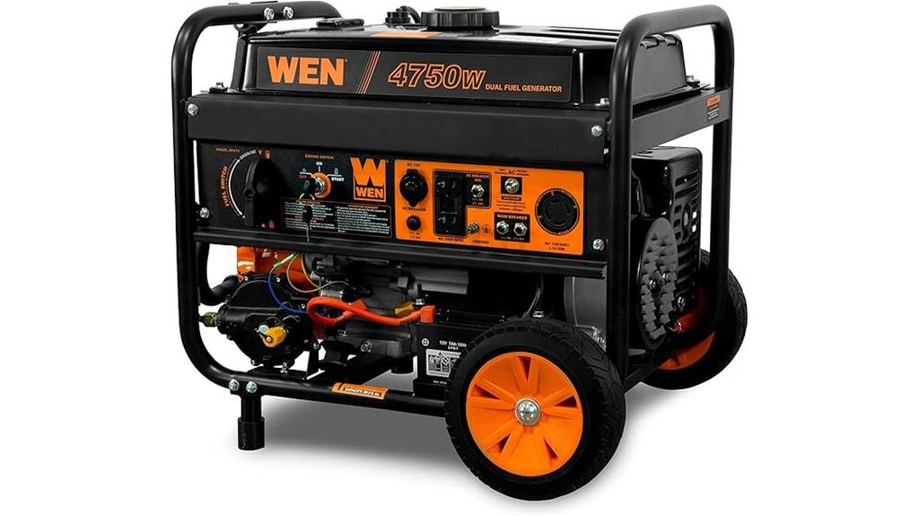 powerful portable generator with wheels