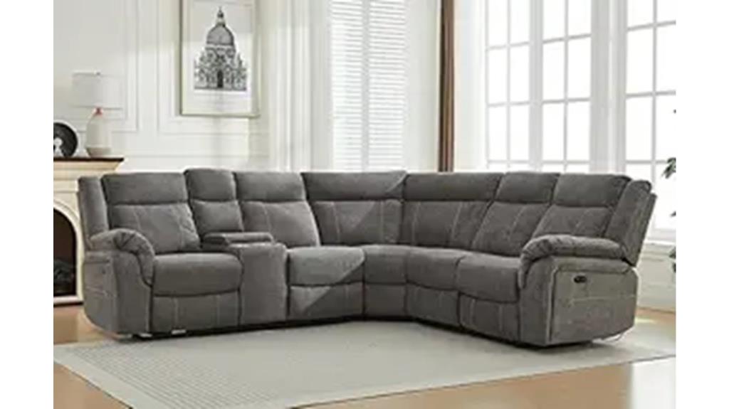 premium reclining sectional sofa