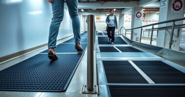 prevent strains during entry