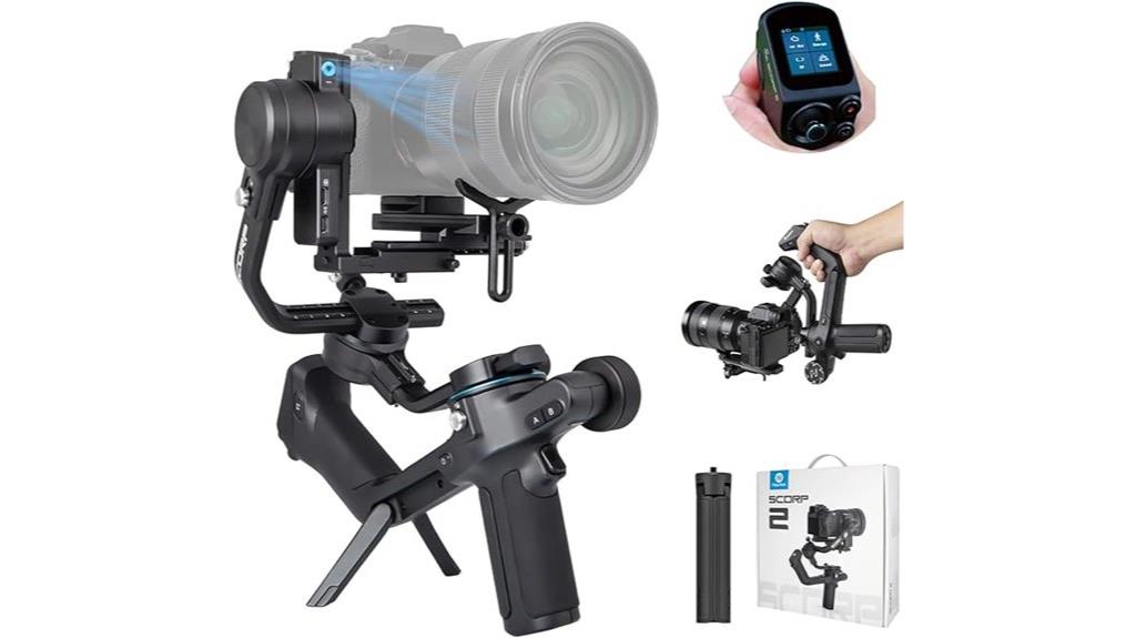 professional dslr gimbal stabilizer