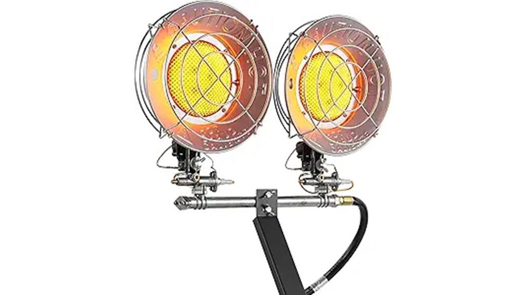 propane tank top heater