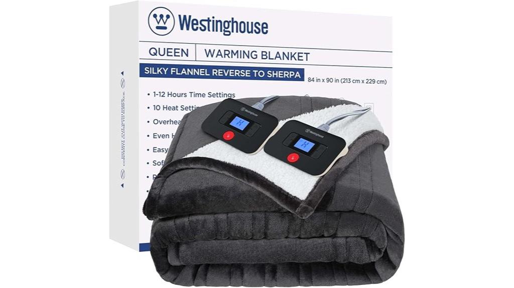 queen size heated blanket