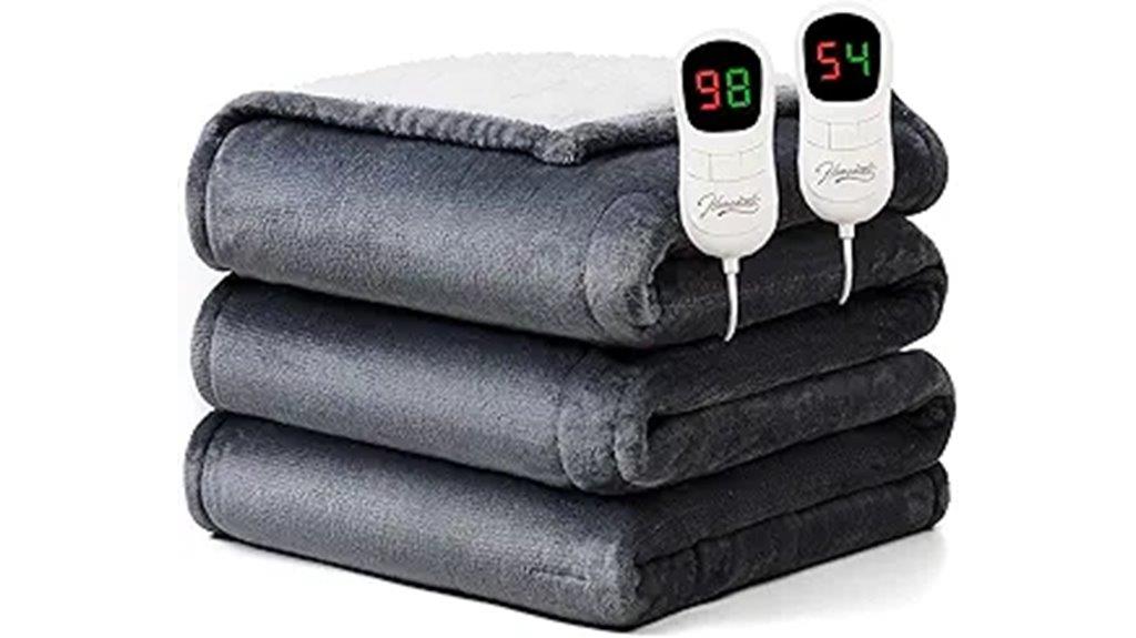 queen size heated blanket