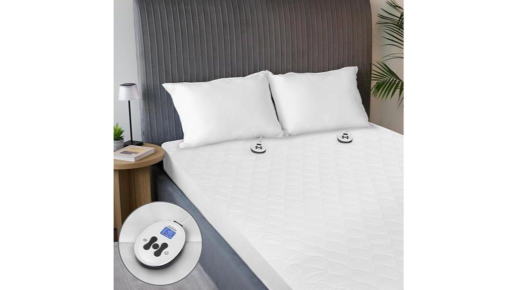 queen sized heated mattress pad