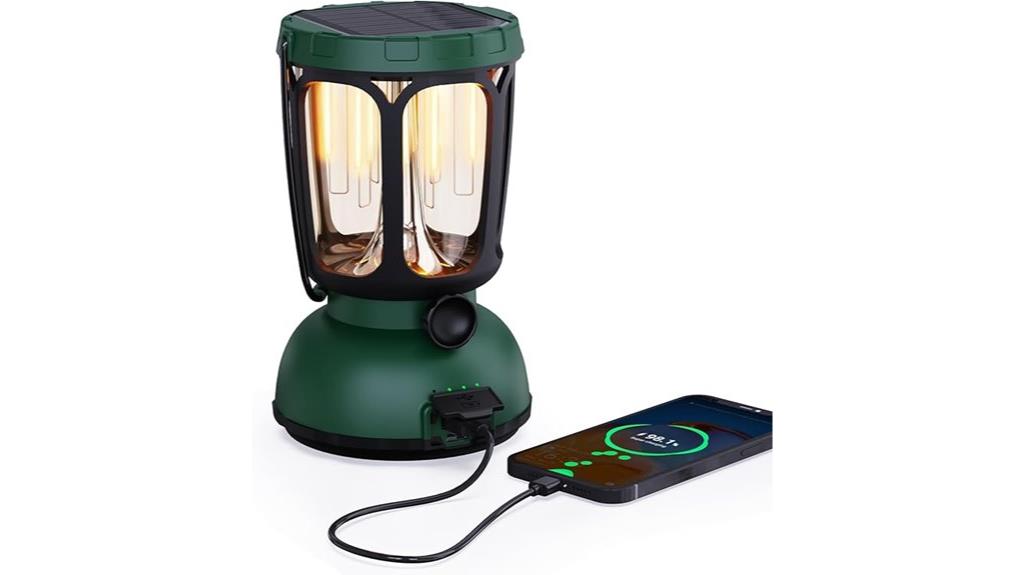 rechargeable camping lantern with 6000mah