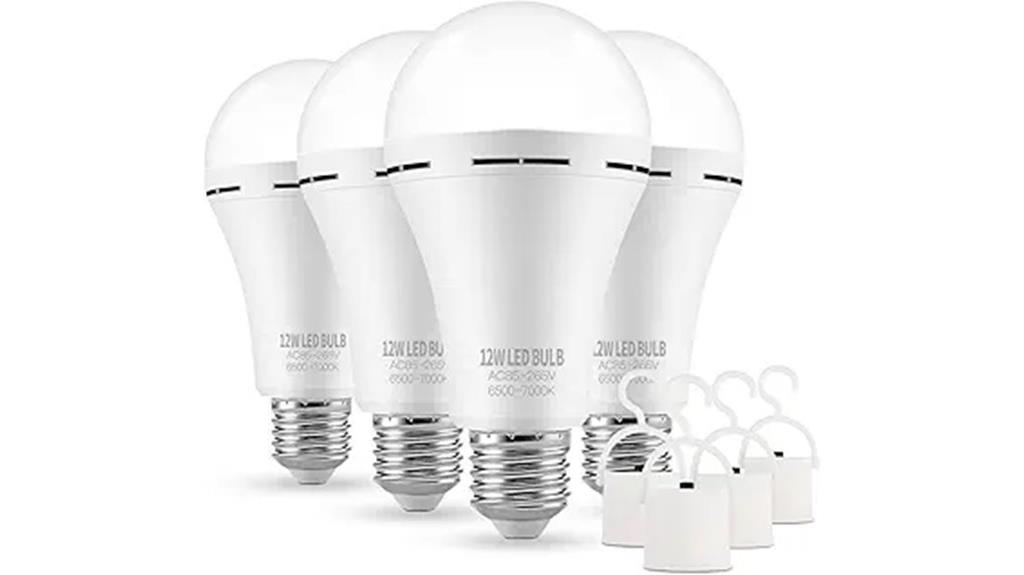 rechargeable led bulb pack