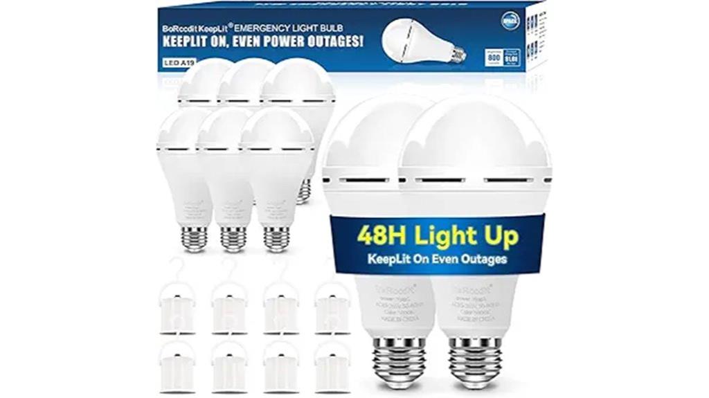 rechargeable led emergency bulbs