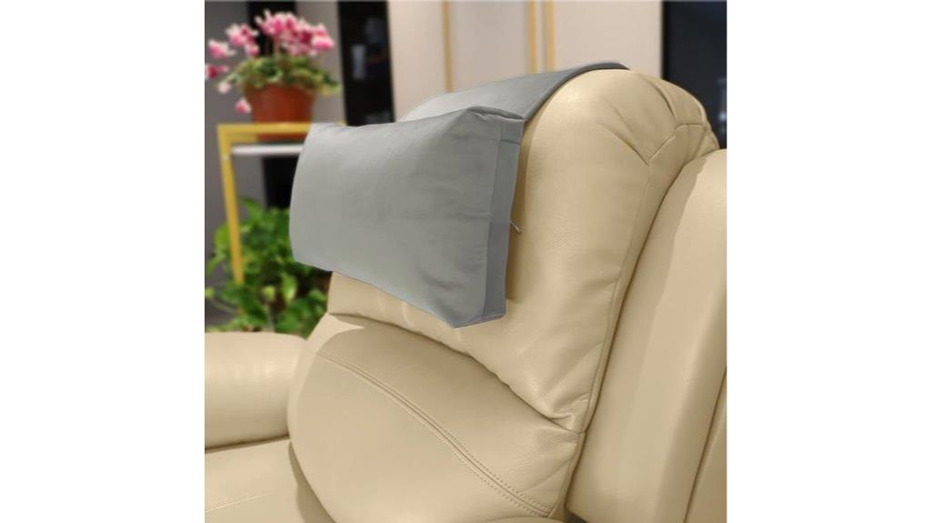 recliner head pillow non slip