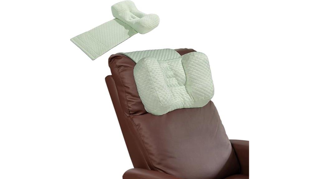 recliner neck pillow with pocket