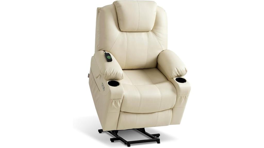 recliner with heat massage