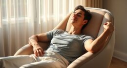 reclining reduces stress