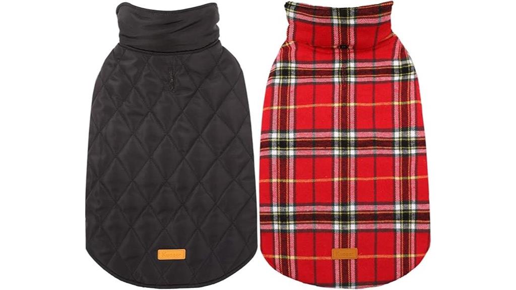 reversible waterproof dog coat