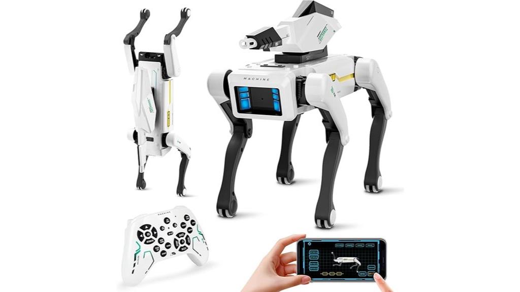 robotic shooting dog toy