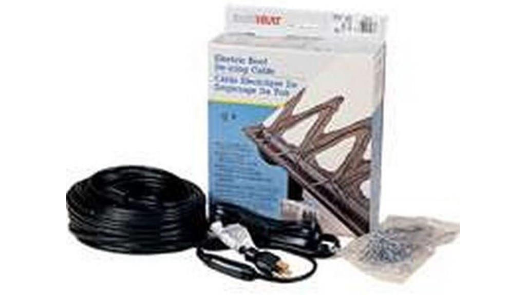 roof and gutter de icing cable