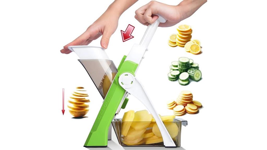 secure kitchen slicing tool