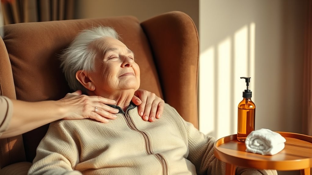 senior gentle massage techniques