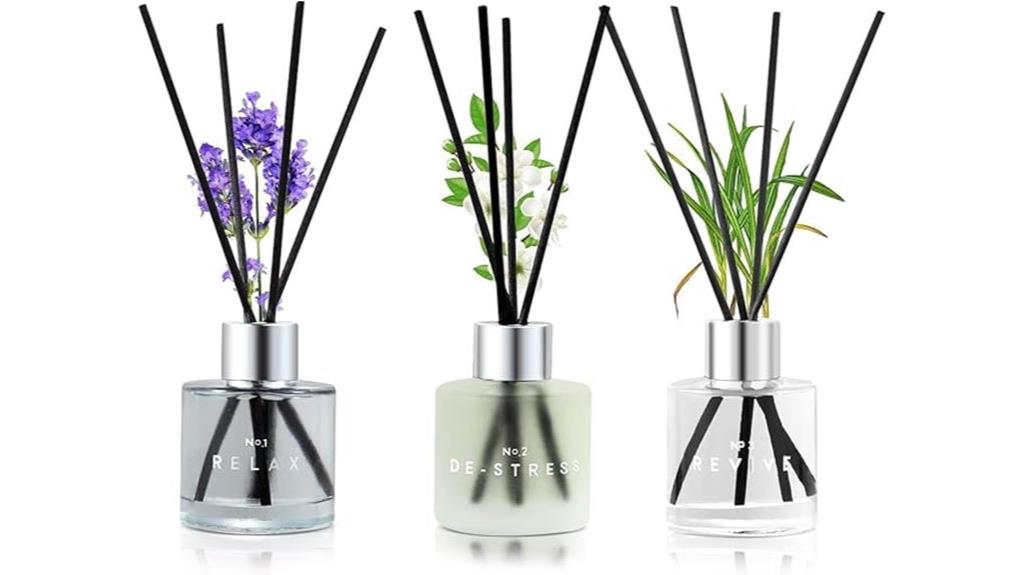 set of three diffusers