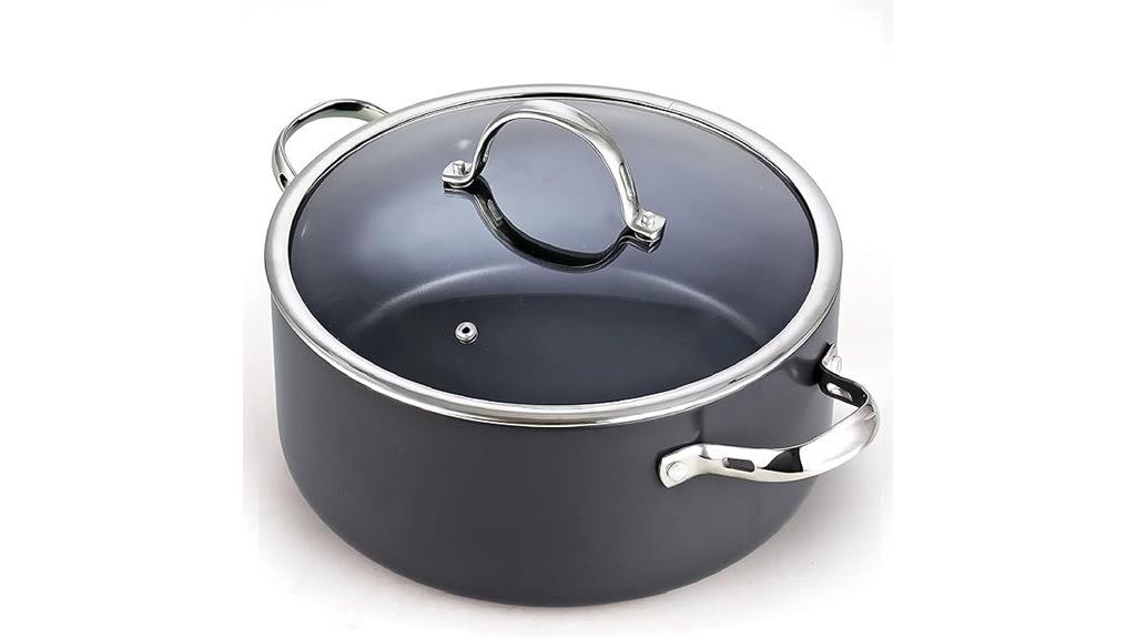 seven quart anodized stock pot