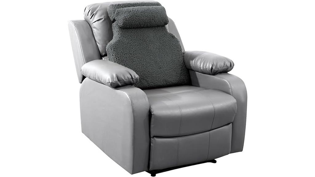 sherpa fleece lumbar pillow