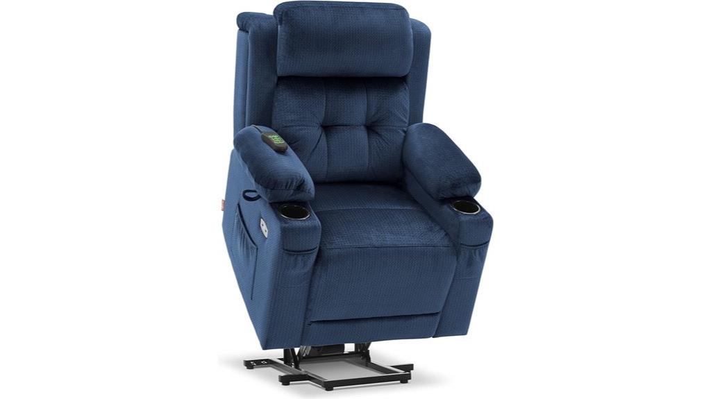 small motorized recliner with massage